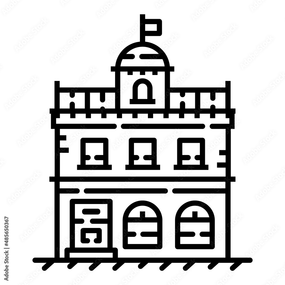 House Flat Icon Isolated On White Background House Flat Icon Isolated On White Background