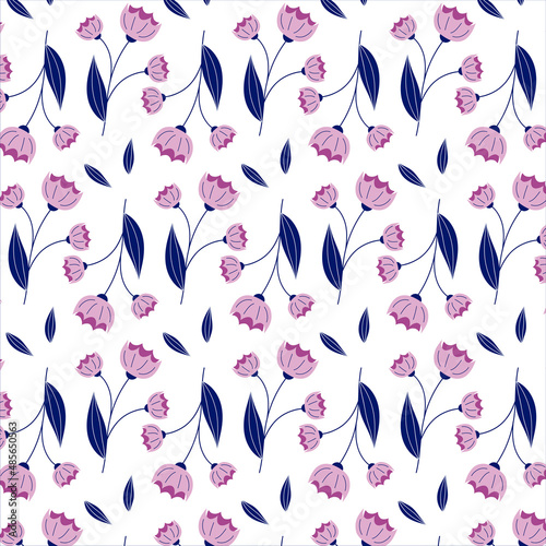 flowers beautiful background, great for wrapping paper, banner, textile, wallpaper. cartoon vector illustrations