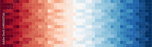 Abstract colorful gradient mosaic banner background. Vector illustration.