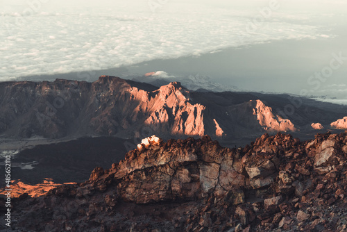 Fototapeta Naklejka Na Ścianę i Meble -  Teide National Park in Tenerife, Canary Islands in Spain offshore Africa in the atlantic Ocean