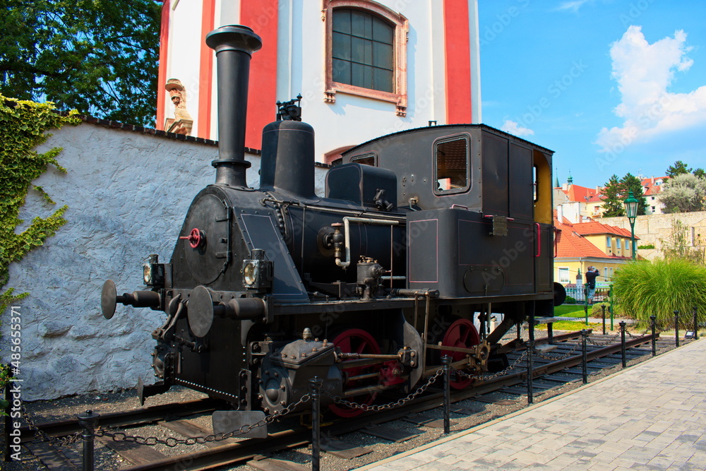 Fototapeta premium old locomotive Litomerice