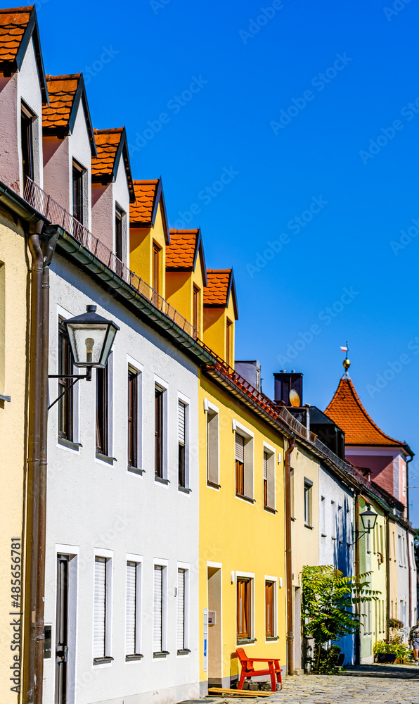 historic building at the old town of Freising - bavaria