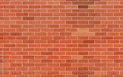 Realistic red brick wall texture. Abstract textured background template JPG image