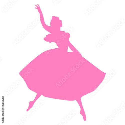 illustration of a ballerina dancing