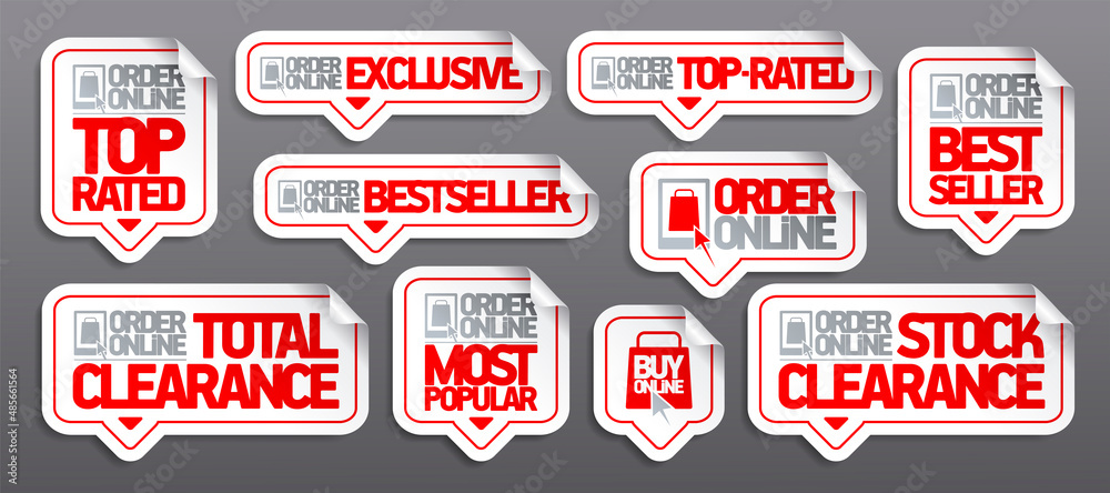 Order online vector stickers collection - top rated, exclusive, best seller, stock and total clearance, most popular Order online vector stickers collection - top rated, exclusive, best seller, stock and total clearance, most popular