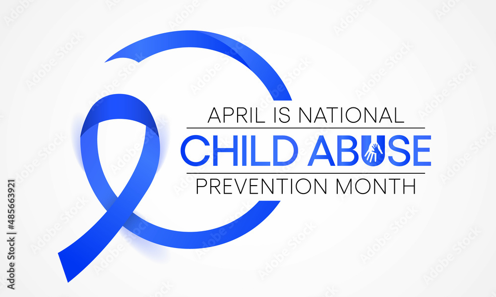 Child Abuse prevention month is observed every year in April, to raising awareness and preventing child abuse. Vector illustration Child Abuse prevention month is observed every year in April, to raising awareness and preventing child abuse. Vector illustration