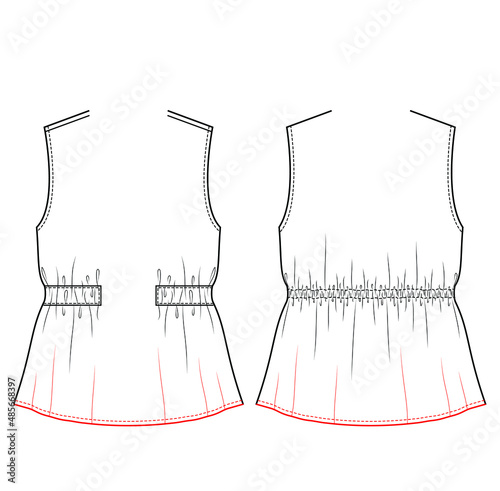 shirt bodies and tops