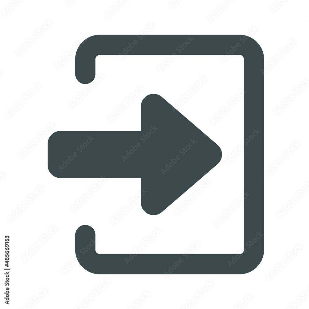 Entering Icon Export Mode logging in to systems in the icon finder. Icon on white background Entering Icon Export Mode logging in to systems in the icon finder. Icon on white background