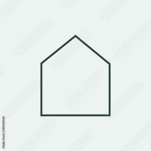 home vector icon illustration sign