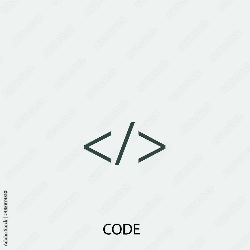 coding vector icon illustration sign coding vector icon illustration sign