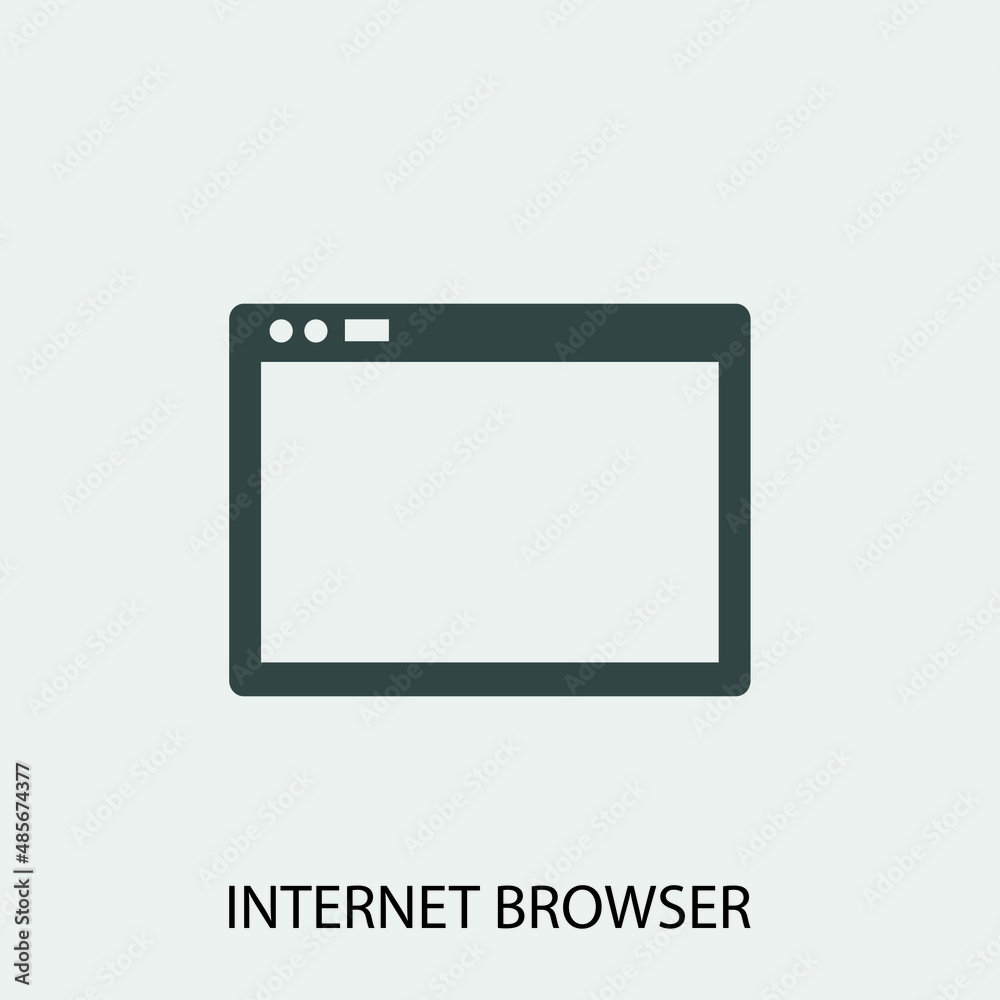 Internet_browser vector icon illustration sign Internet_browser vector icon illustration sign