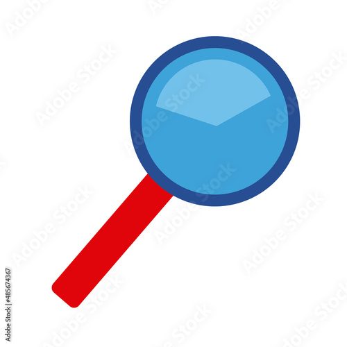 magnifying glass searching