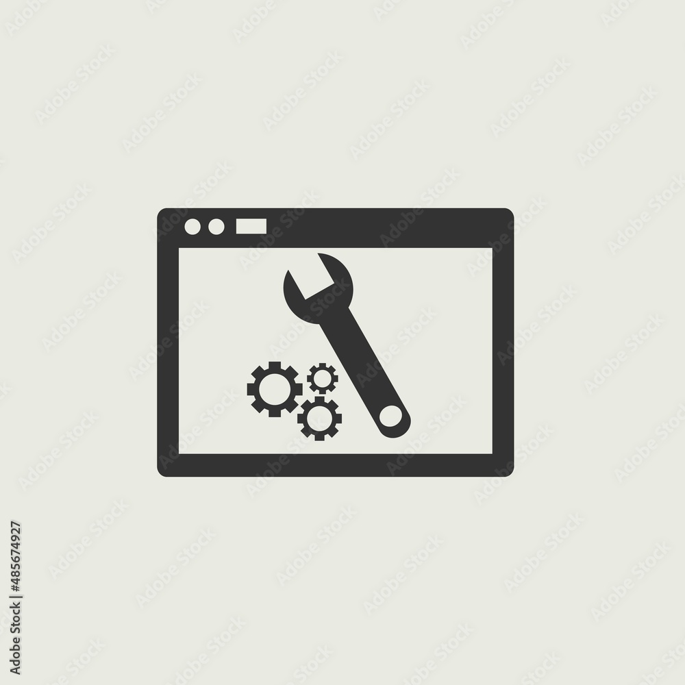 maintenance vector icon illustration sign maintenance vector icon illustration sign