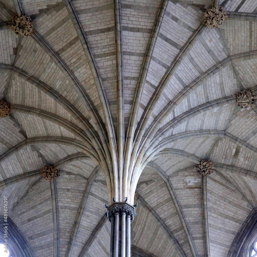 Detail in Westminster Abbey ornaments 