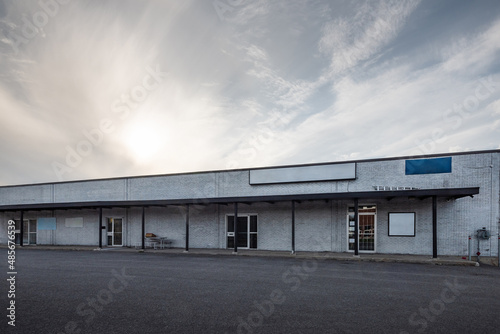 Generic small business building exterior © mathieulphoto