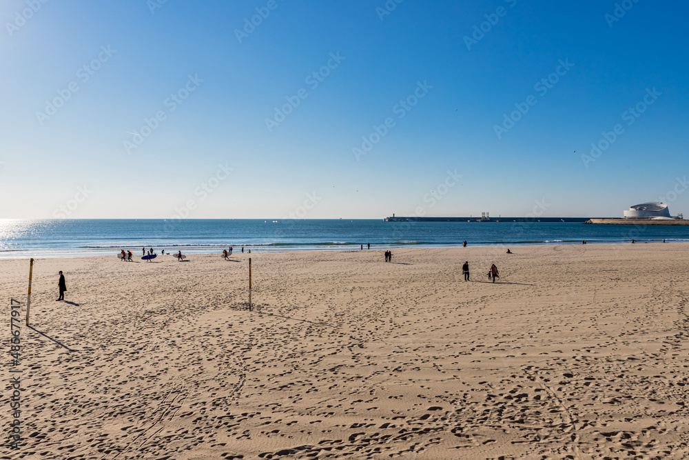 Plage de Matosinhos à Porto