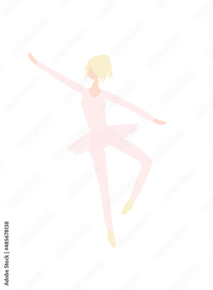 ballerina in pink tutu