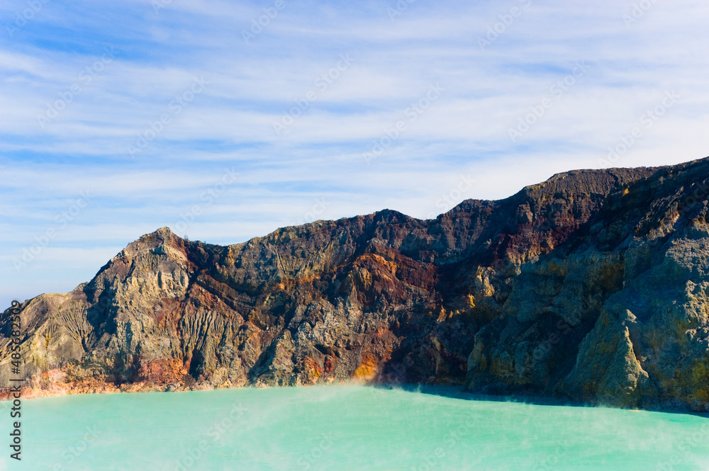 Naklejka premium Kawah Ijen Volcano, Java, Indonesia, Asia