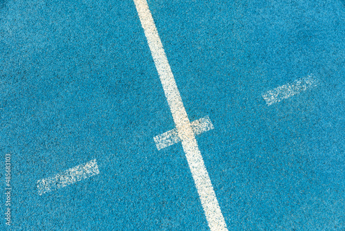 blue running track background photo
