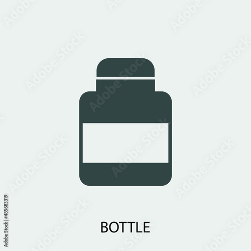 bottle vector icon illustration sign 