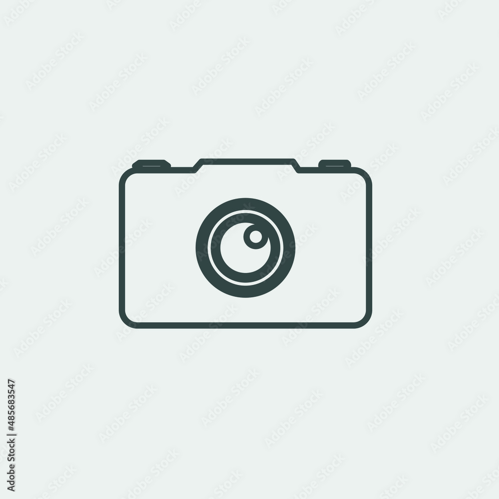 camera vector icon illustration sign camera vector icon illustration sign