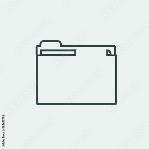 folder vector illustration sign