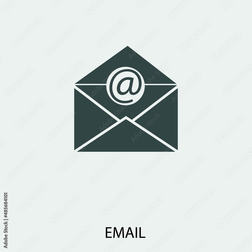 email vector icon illustration sign email vector icon illustration sign
