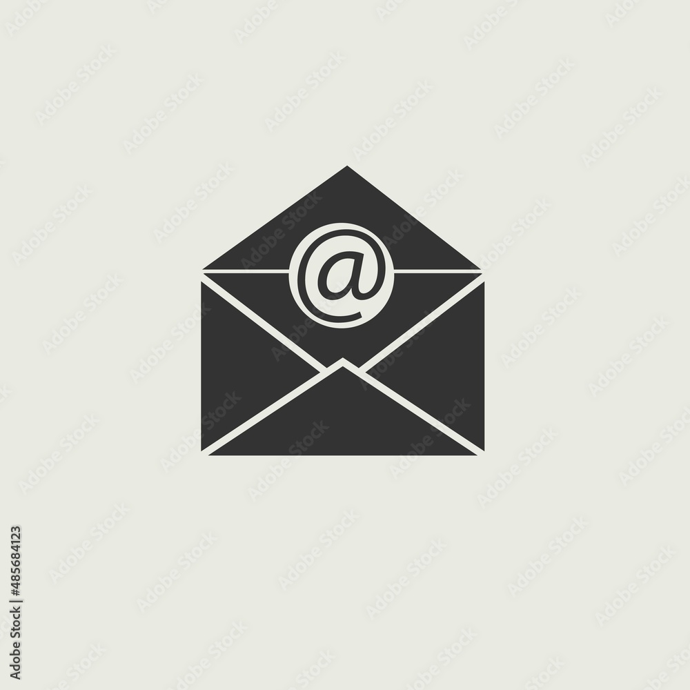 email vector icon illustration sign email vector icon illustration sign