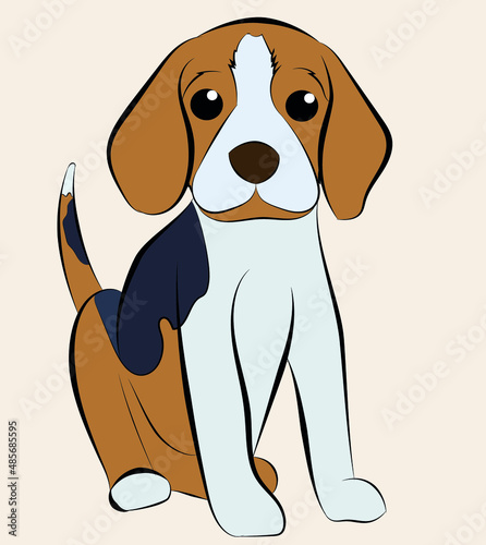 drawing pet dog bigol animated cute