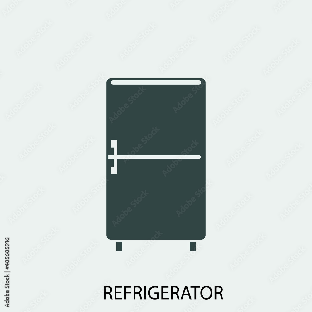 refrigerator vector icon illustration sign refrigerator vector icon illustration sign