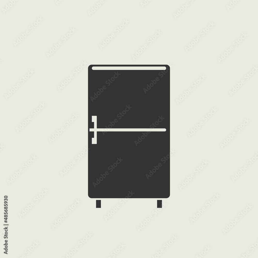 refrigerator vector icon illustration sign refrigerator vector icon illustration sign