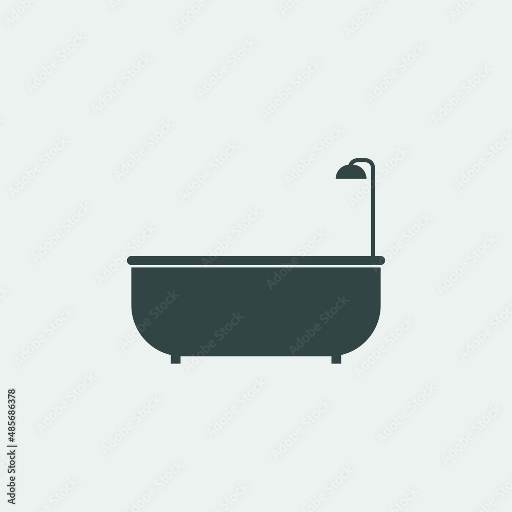 showery vector icon illustration sign showery vector icon illustration sign