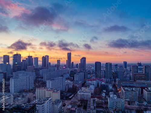 Warszawa © Drone in Warsaw