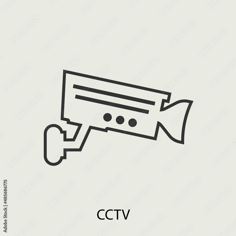 security camera vector icon illustration sign security camera vector icon illustration sign