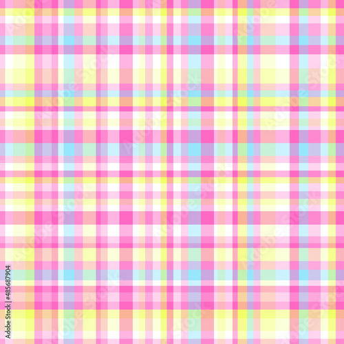 Seamless pattern. Checkered geometric wallpaper of the surface. Striped multicolored background. Vintage texture. Print for banners, flyers, t-shirts and textiles. Retro style