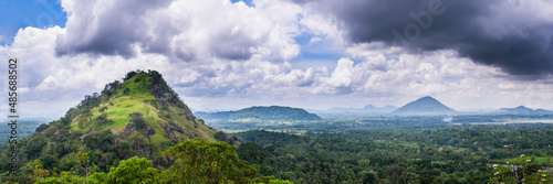 View from Dambulla Cave Temples, Dambulla, Central Province, Sri Lanka, Asia photo