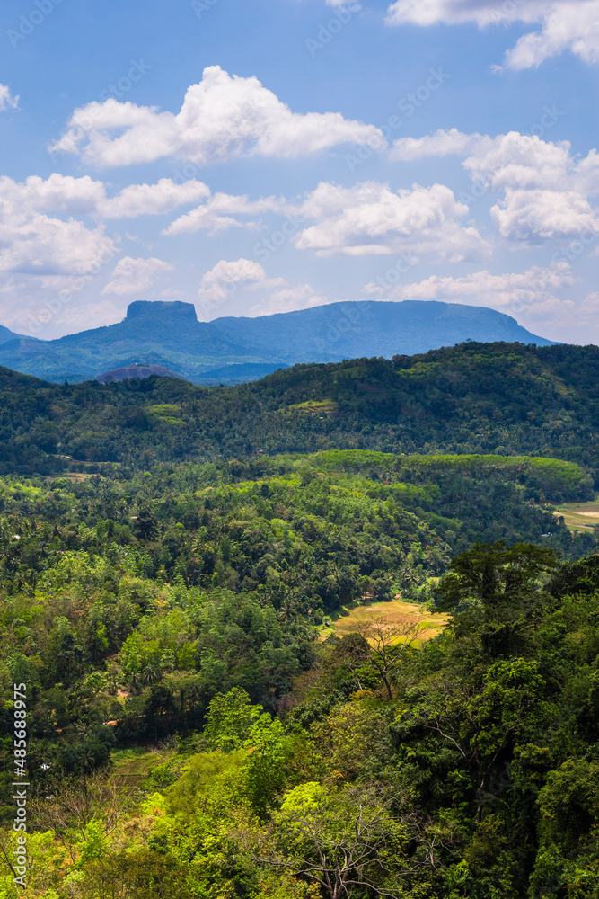 Bible Rock, near Kandy in the Sri Lanka Central Province aka Sri Lanka Highlands or Sri Lanka Hill Country, Asia
