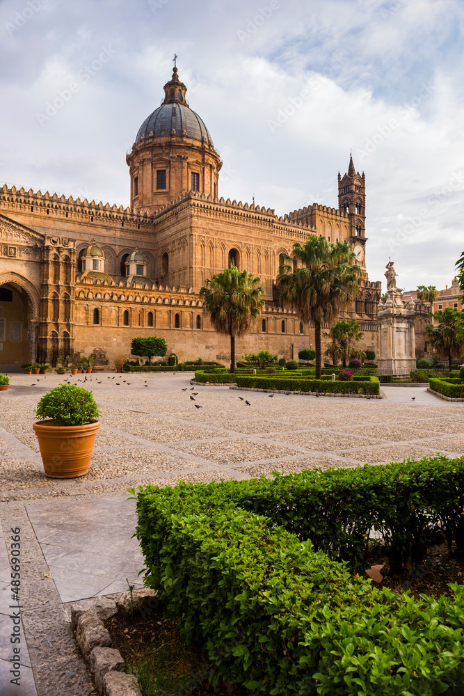 Palermo Cathedral (Duomo di Palermo) in Sicily, Italy, Europe