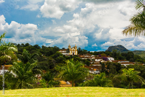 View with church in the background