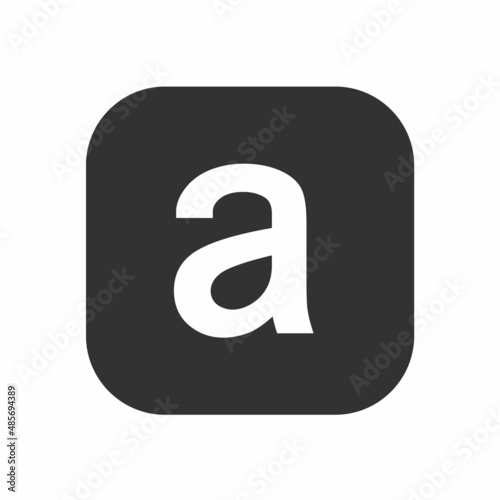 Vitamin A grey icon. Retinol drop pill capsule. Vector illustration