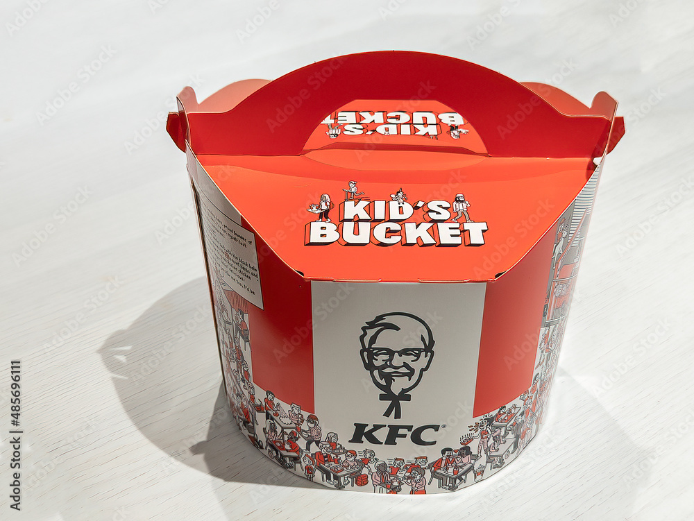 KFC kids meal bucket Stock Photo | Adobe Stock