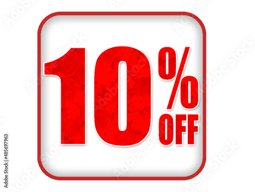 10&Off, image representing 10% off	