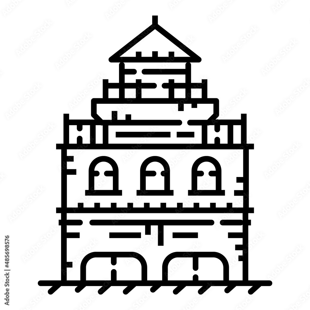 House Flat Icon Isolated On White Background House Flat Icon Isolated On White Background