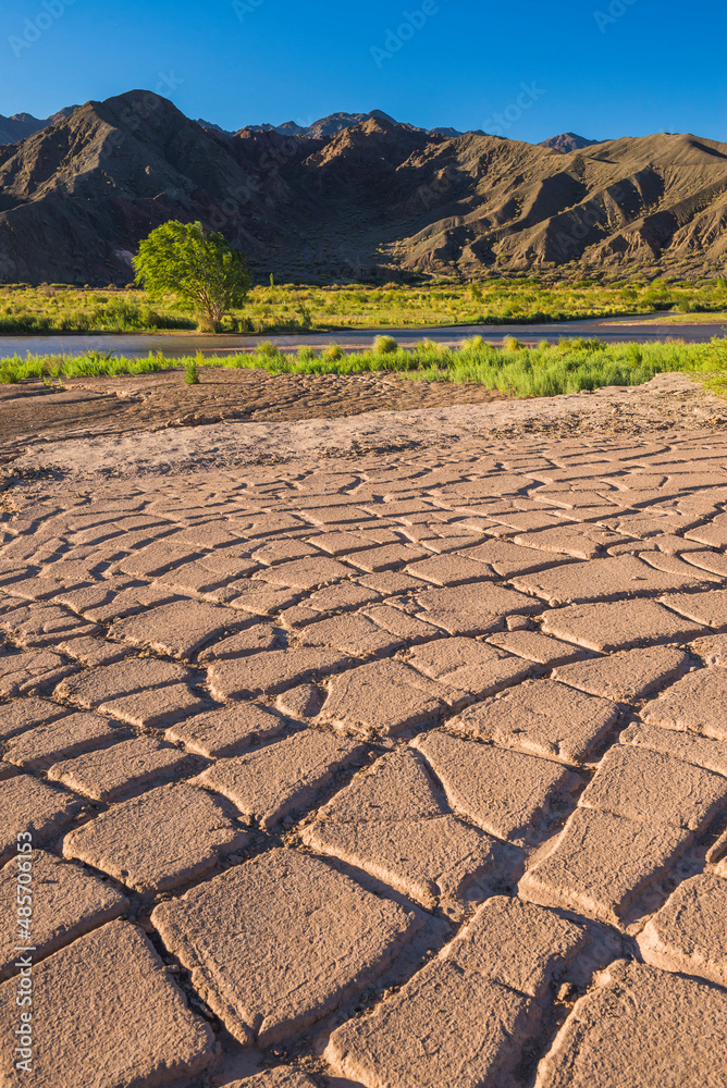 Fototapeta premium Landscape near San Juan, in the San Juan Province of Argentina, South America