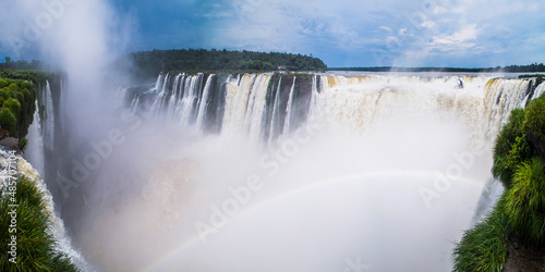 The Devil s Throat  Iguazu Falls  aka Iguassu Falls or Cataratas del Iguazu   Misiones Province  Argentina  South America