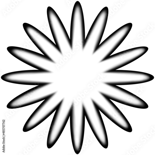 flower icon and pattern