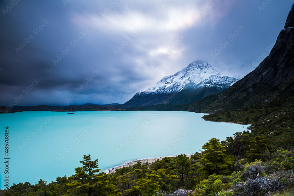 Nordenskjold Lake (Lago Nordenskjold), Torres del Paine National Park (Parque Nacional Torres del Paine), Patagonia, Chile, South America
