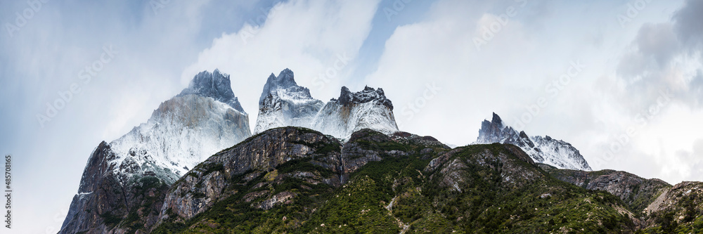 Los Cuernos del Paine, Torres del Paine National Park (Parque Nacional Torres del Paine), Patagonia, Chile, South America