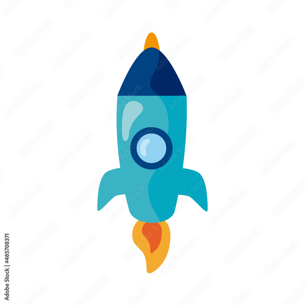 Fototapeta premium rocket launcher startup