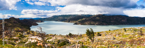 Lake Grey (Lago Grey), Torres del Paine National Park, Patagonia, Chile, South America